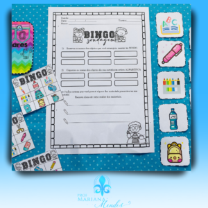 BINGO MATERIAIS ESCOLARES - SONDAGEM