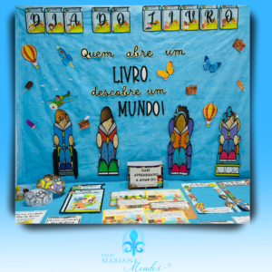 Dia do Livro - Combo QUEM ABRE UM LIVRO, DESCOBRE UM MUNDO 📖
