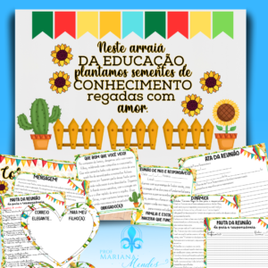 Reunião de Pais e responsáveis - Tema ARRAIÁ DA EDUCAÇÃO