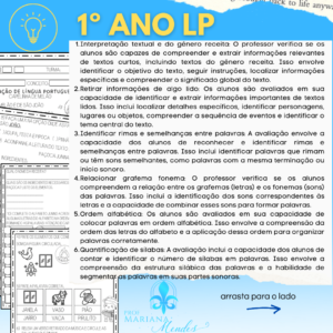 AVALIAÇÕES 2º BIMESTRE/UNIDADE - LP E MA 1º ANO