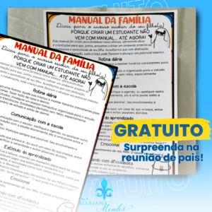 MANUAL PARA FAMÍLIA! PORQUE CRIAR UM ESTUDANTE NÃO VEM COM MANUAL...ATÉ AGORA!