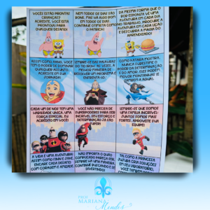 RECADINHOS DE INCENTIVOS - INSPIRADOS EM DESENHOS ANIMADOS