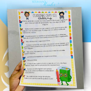 CUIDADOS COM MEU CADERNO