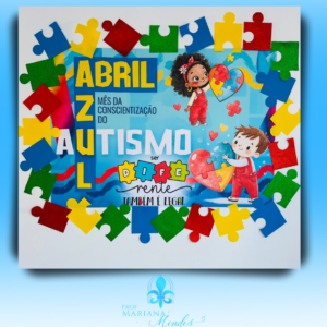 🧩 02 de Abril Dia Mundial da Conscientização do Autismo  - Painel