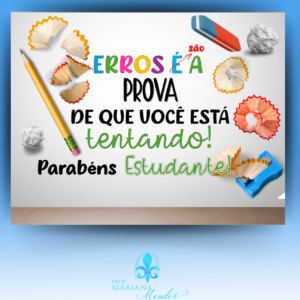 Dia do Estudante – Painel Erros são a prova de que você está tentando