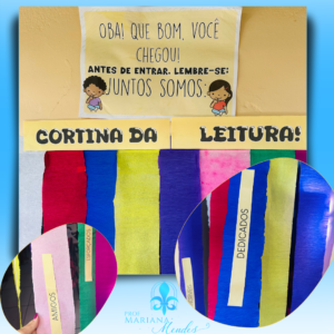 Acolhida especial - Cortina da leitura