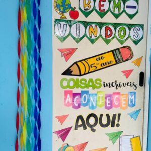 Volta às aulas - Identificação e Decoração de Porta 2025