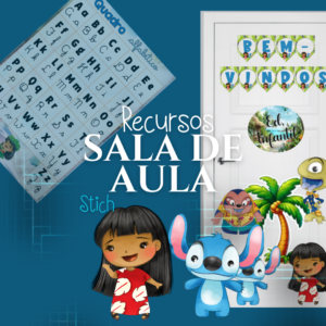 Volta às aulas - Kit Recursos Sala de Aula Tema Stitch