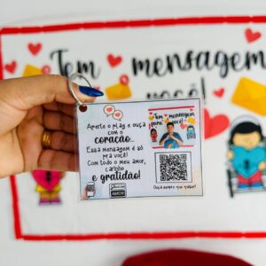 Cartão com Áudio para o Dia das Mães + Painel “Tem mensagem para você!”