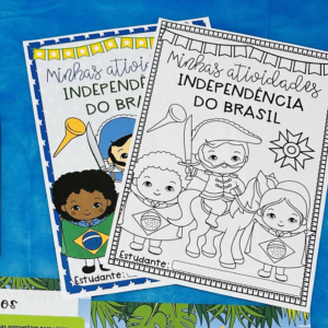 Independência do Brasil - Capa de Atividades (Colorida e para Colorir)