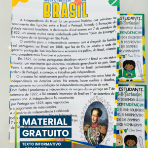 Material Gratuito – Texto Informativo Independência do Brasil 🇧🇷