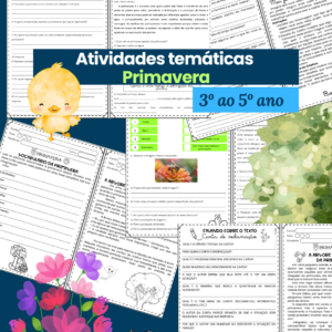 Atividades de Primavera para 3º 4º e 5º ano  LP CI