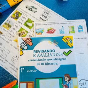 Revisão e avaliação 3º Bimestre | 1º ano (BNCC Provas prontas com GABARITO)