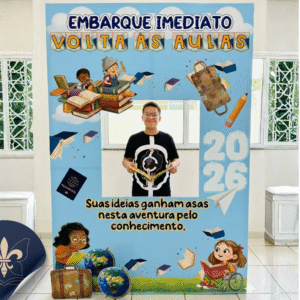 Painel Vazado Volta às Aulas 2026 – “Embarque Imediato”