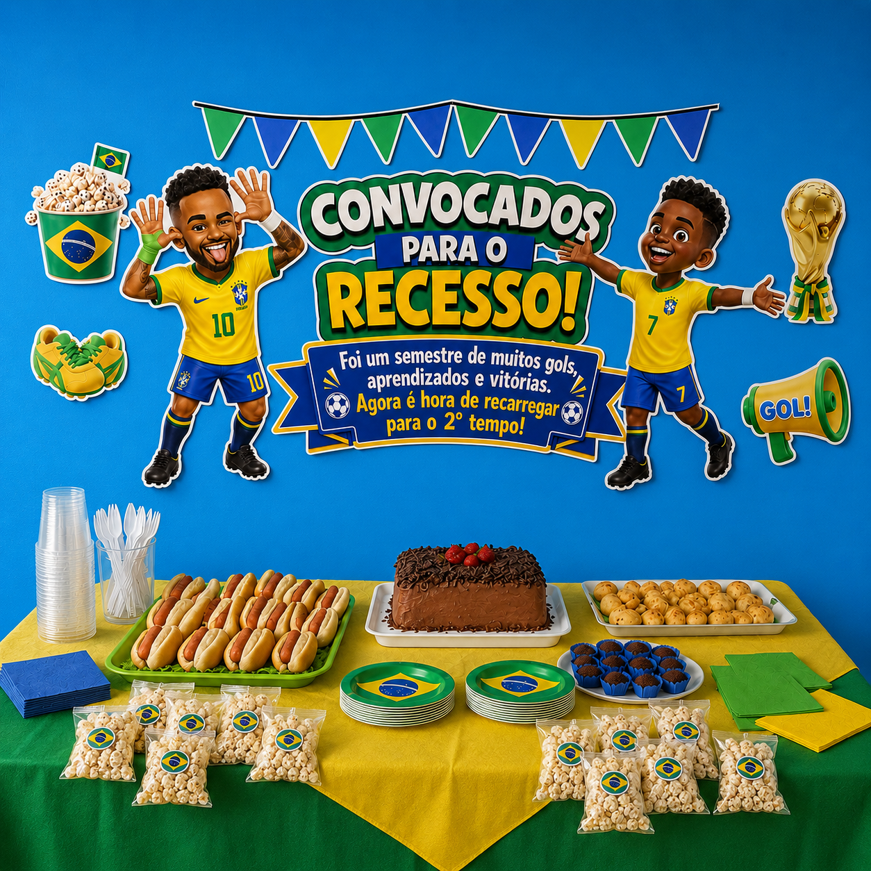Convocados para o Recesso – Painel e Cartão de Encerramento do 1º Semestre